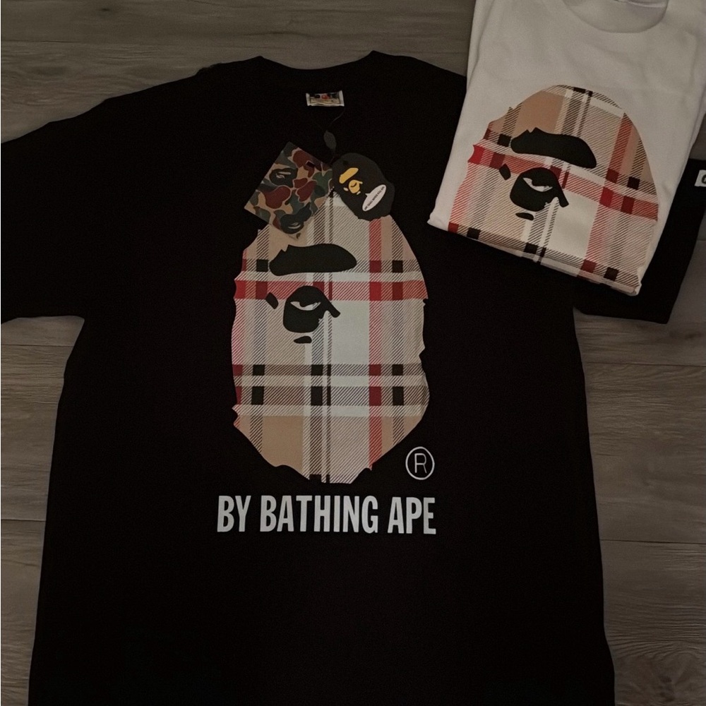 A Bathing Ape Black and White T-Shirts